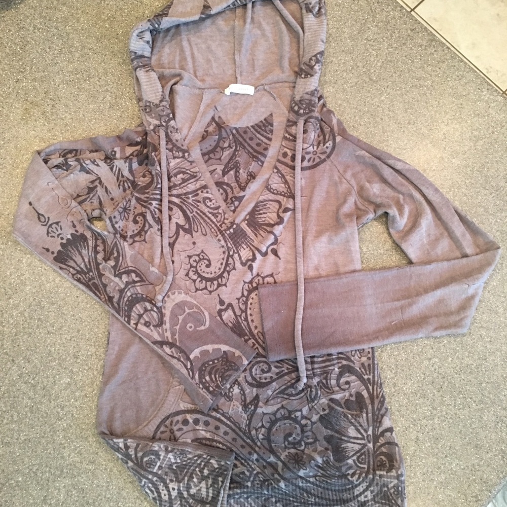 Hooded, sweater